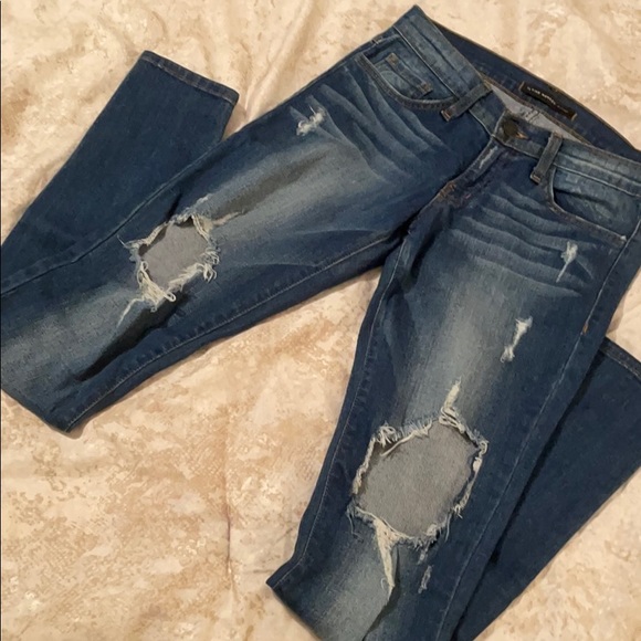 Flying Monkey Denim - Flying Monkey Destructed Skinny Jeans